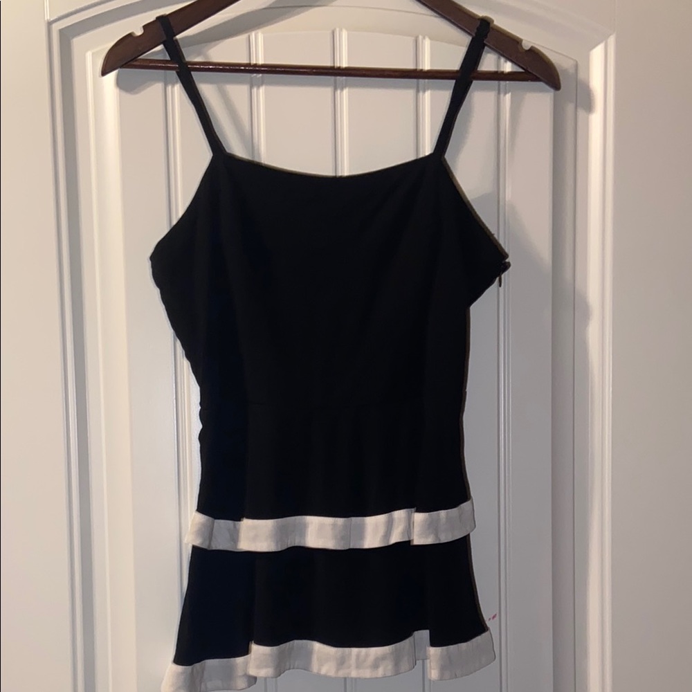 Gianni Bini Black and White Fitted Camisole